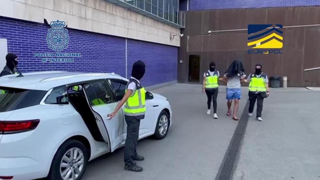 Imagen de la detención del presunto yihadista