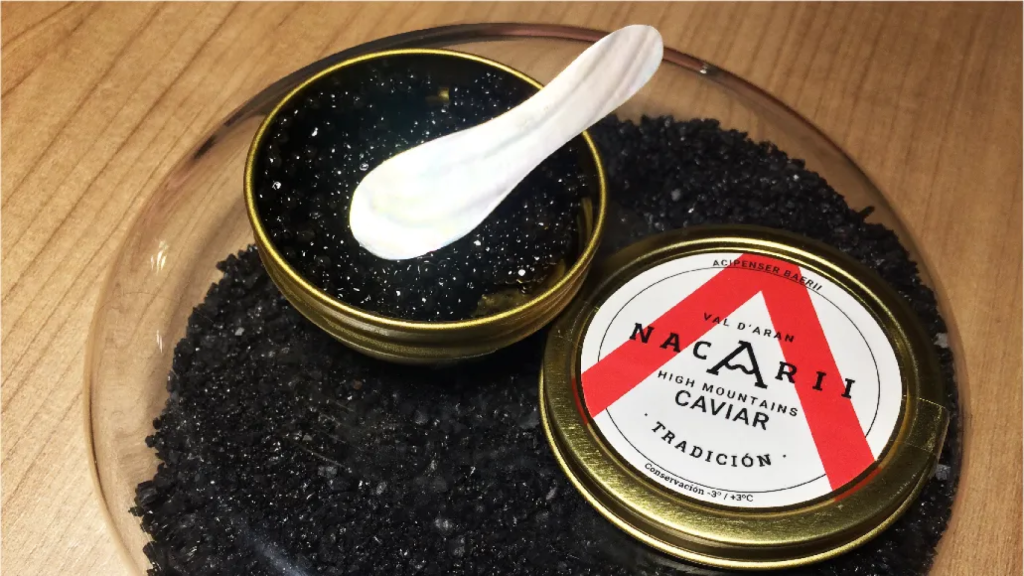 Una lata de caviar Nacarii