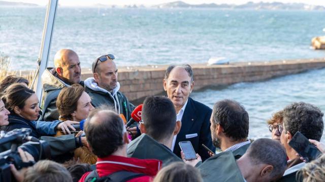 Imagen de Ignacio Galán en el centro de Iberdrola en Francia