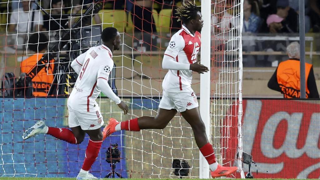 Ilenikhena, tras marcar el segundo gol del Mónaco