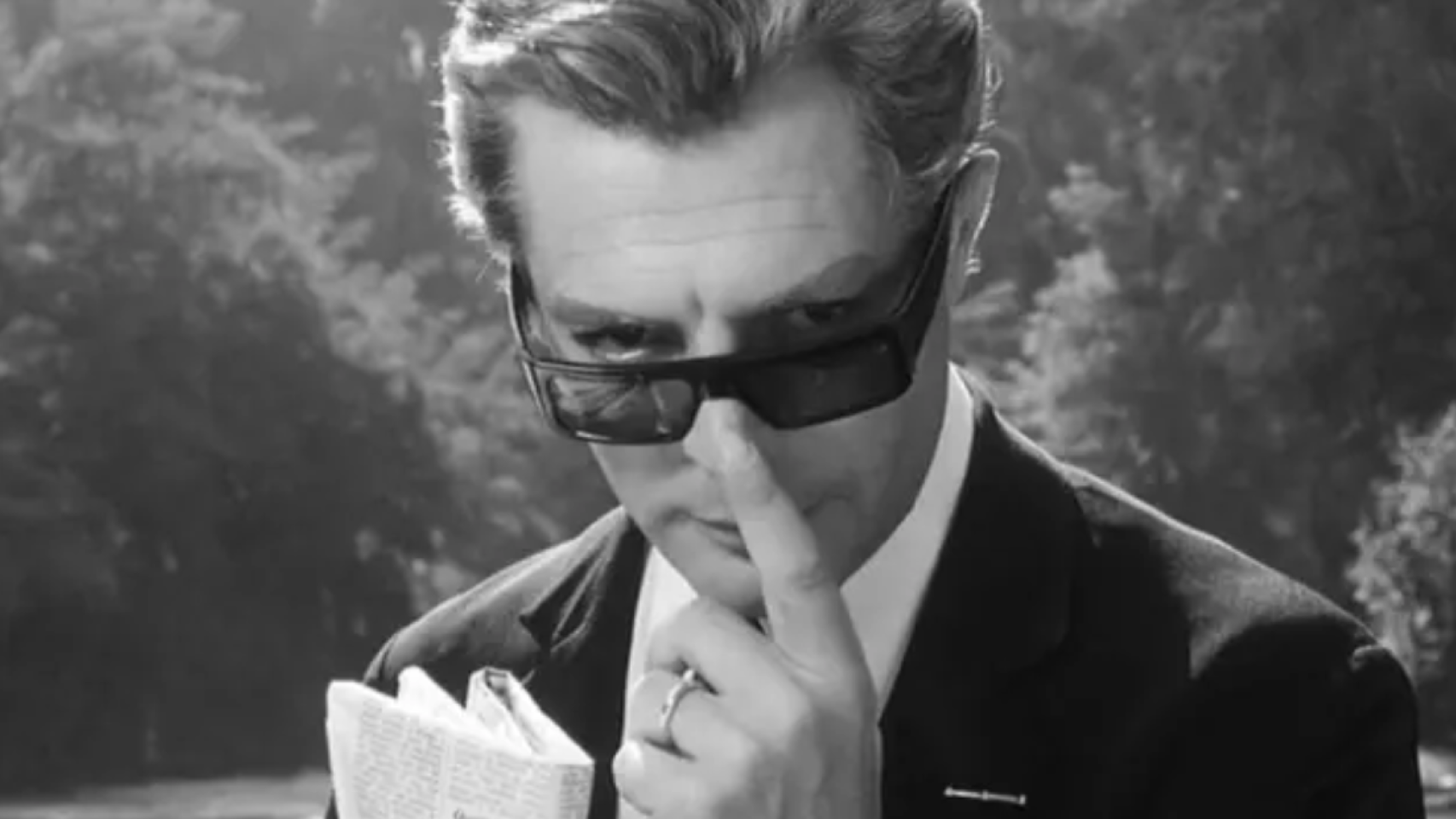 Marcello Mastroianni en una escena de 'Fellini, Ocho y medio)'