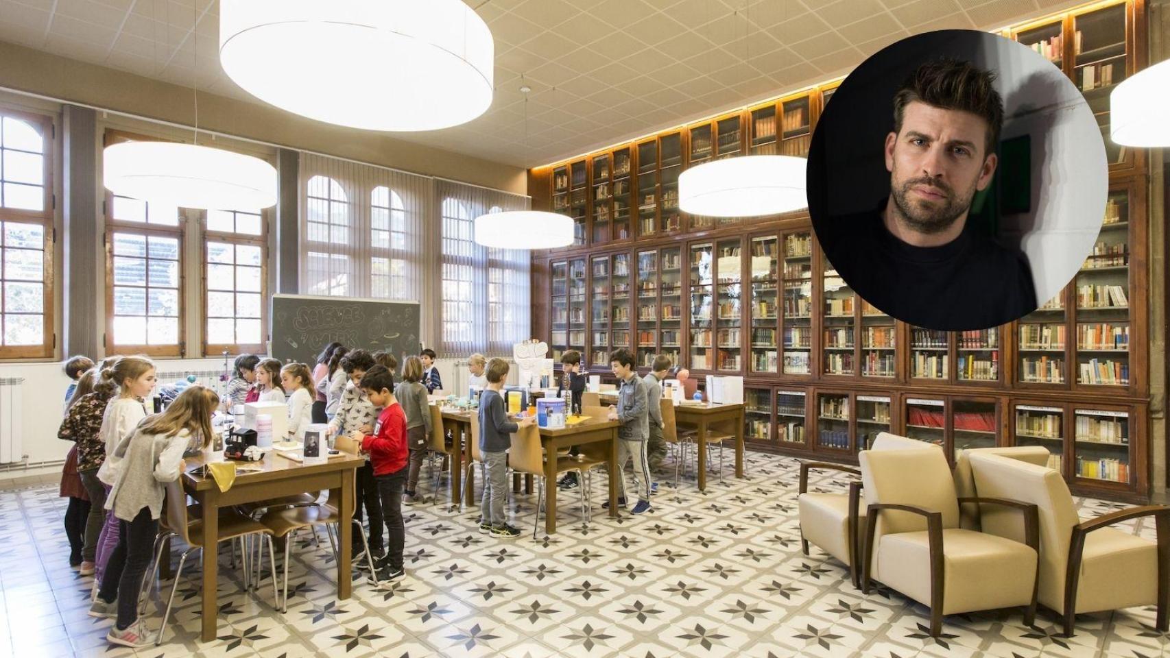 Aula de La Salle Bonanova, donde estudió Gerard Piqué