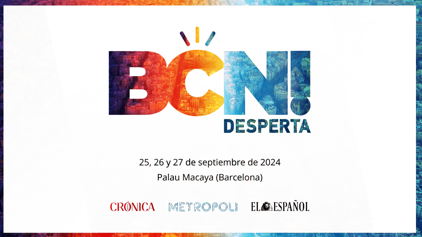 Cartel del foro 'Barcelona Desperta!' 2024