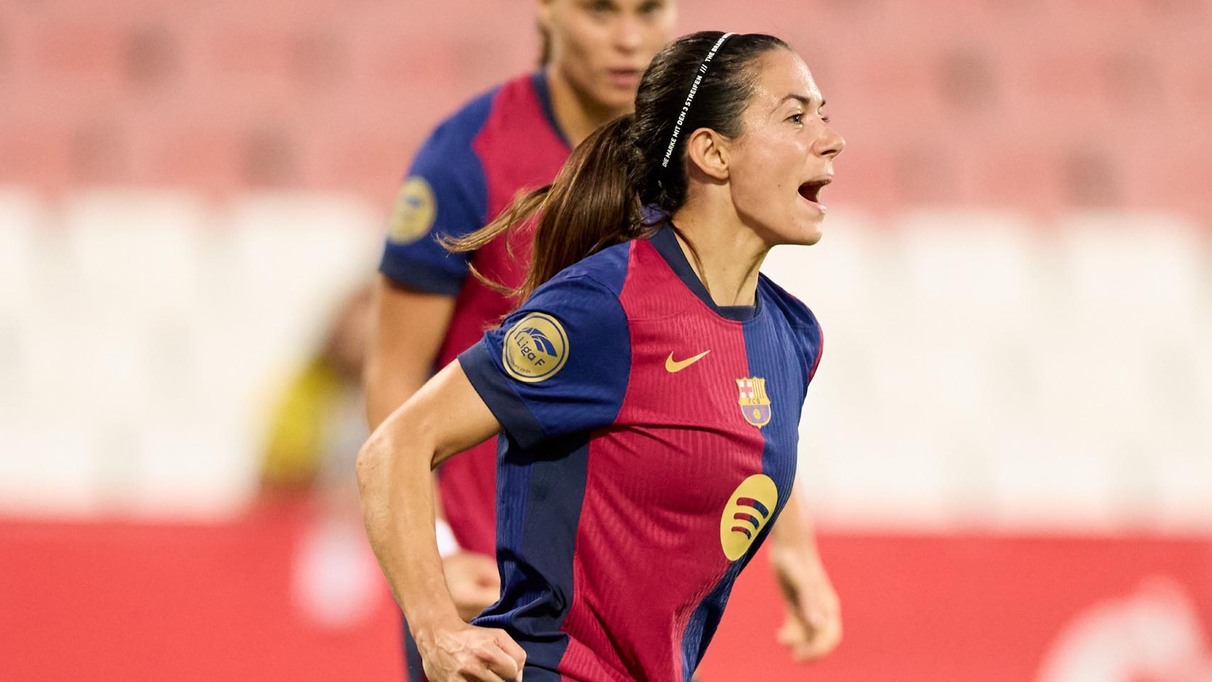 La euforia de Aitana Bonmatí en la victoria del Barça Femenino