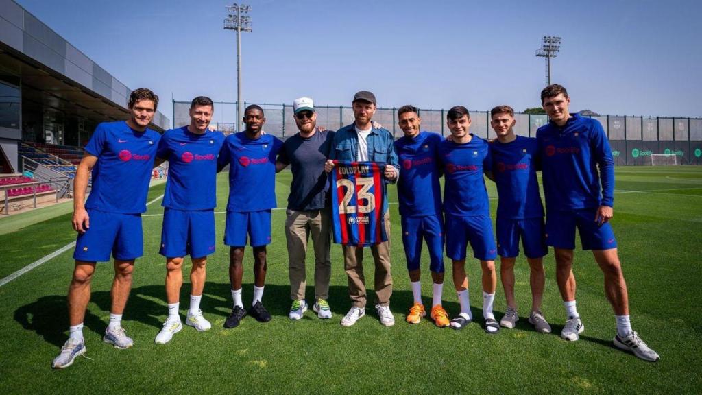 El Barça y Coldplay en la Ciutat Esportiva