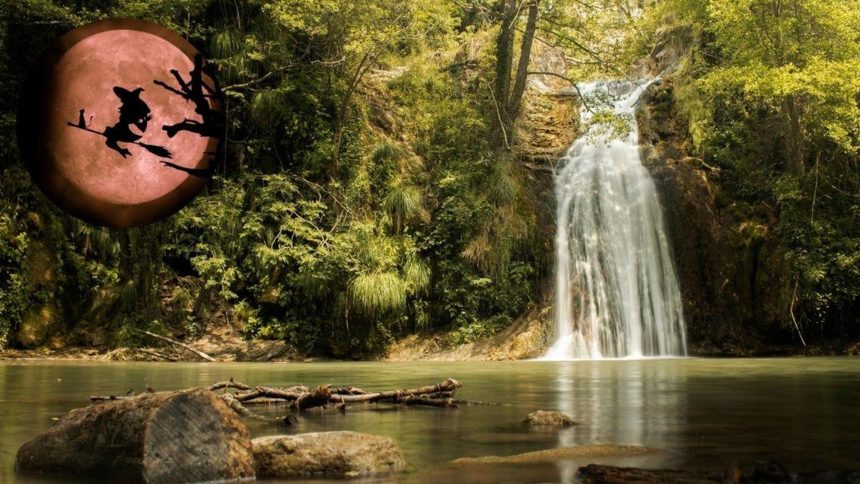 Cascada de Malatosca, hogar de brujas