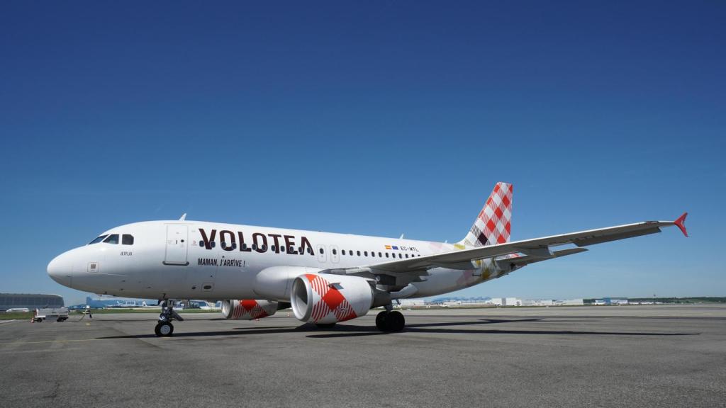 Imagen de archivo de un avión de Volotea