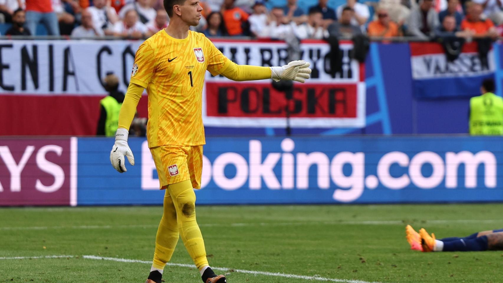 Szczesny, en un partido con la selección portuguesa