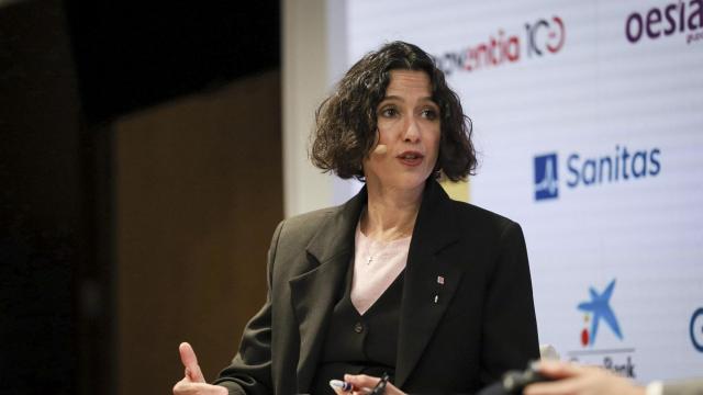 La 'consellera' de Interior, Núria Parlon, en el 'BCN Desperta!'