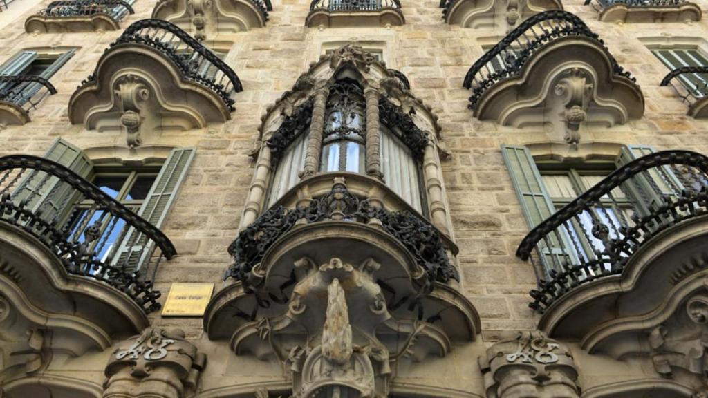 Balcones de la Casa Calvet