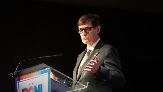 Salvador Illa, durante su intervención en la segunda edición del foro 'BCN Desperta!'