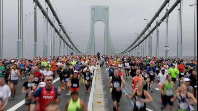 Corredores en la Maratón de Nueva York