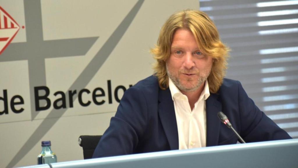 David Escudé, en el Ayuntamiento de Barcelona