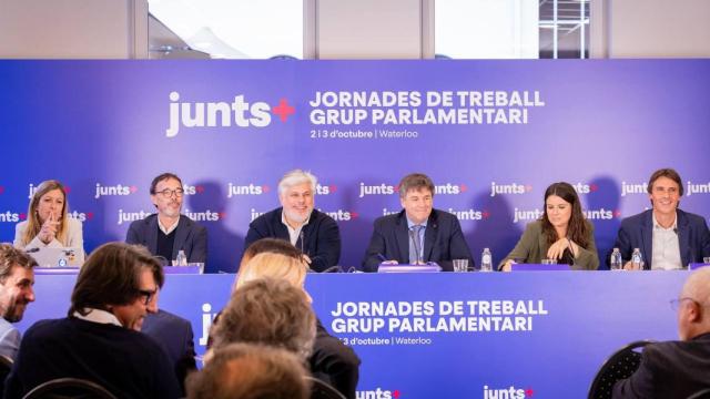 Jornadas de trabajo del grupo parlamentario de Junts con Carles Puigdemont en Waterloo