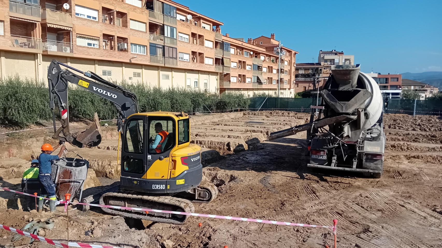 Obras del futuro CAP Almenar, en Lleida