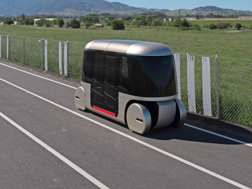 Los Glydcars son vehículos autónomos y eléctricos diseñados para el transporte de pasajeros