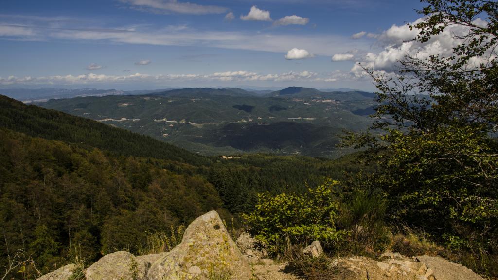 Paisaje otoñal en el Montseny