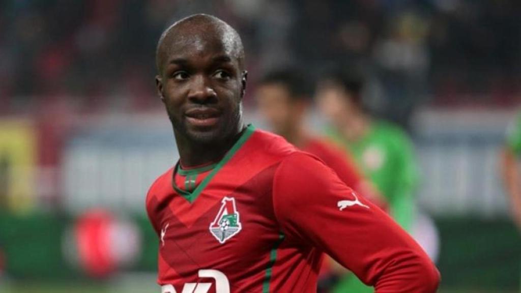 Lassana Diarra, en un partido con el Lokomotiv de Moscú