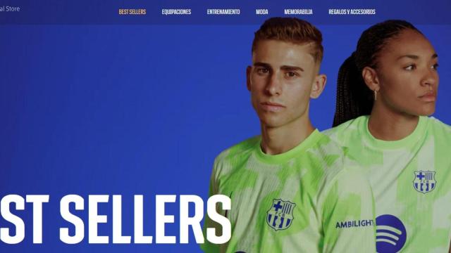 Artículos más vendidos de la Barça Store en línea del club azulgrana