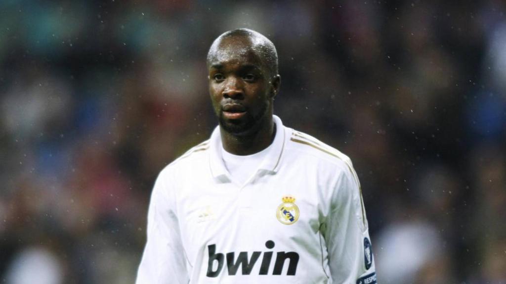 Lassana Diarra, en un partido con el Real Madrid