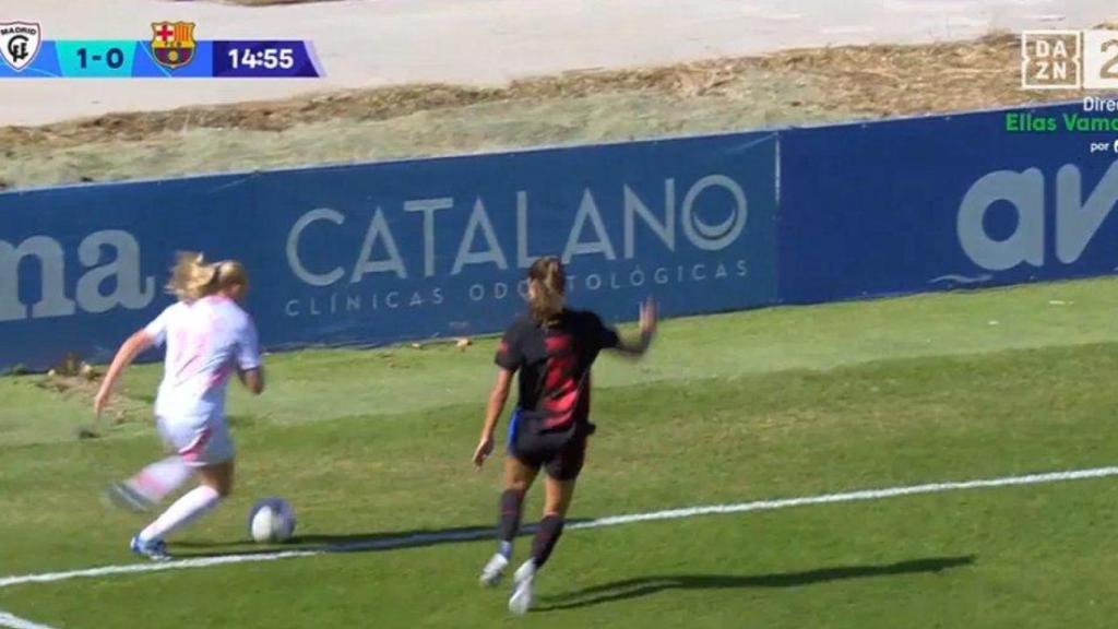 El gol ilegal del Madrid contra el Barça Femenino