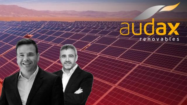 Audax Renovables; José Elías (i), su presidente, y Alex Requesens, su 'broker' para Montenegro