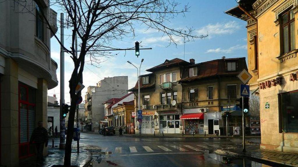 Calle Mihai Eminescu de Bucarest, donde se levantó la promoción