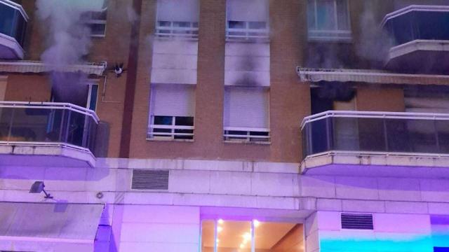 Incendio de un edificio en Reus