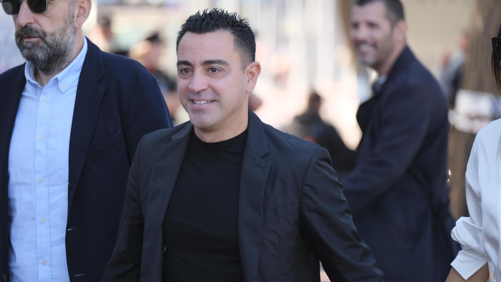 Xavi Hernández, en la despedida de Iniesta