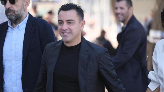 Xavi Hernández, en la despedida de Iniesta