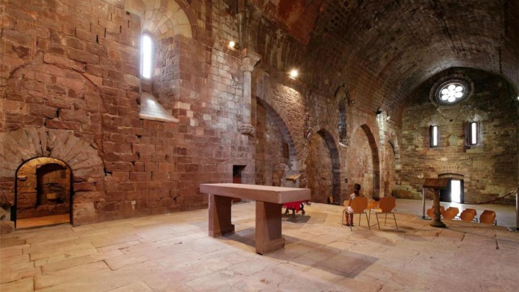 Interior del Castillo Monasterio de Escornalbou