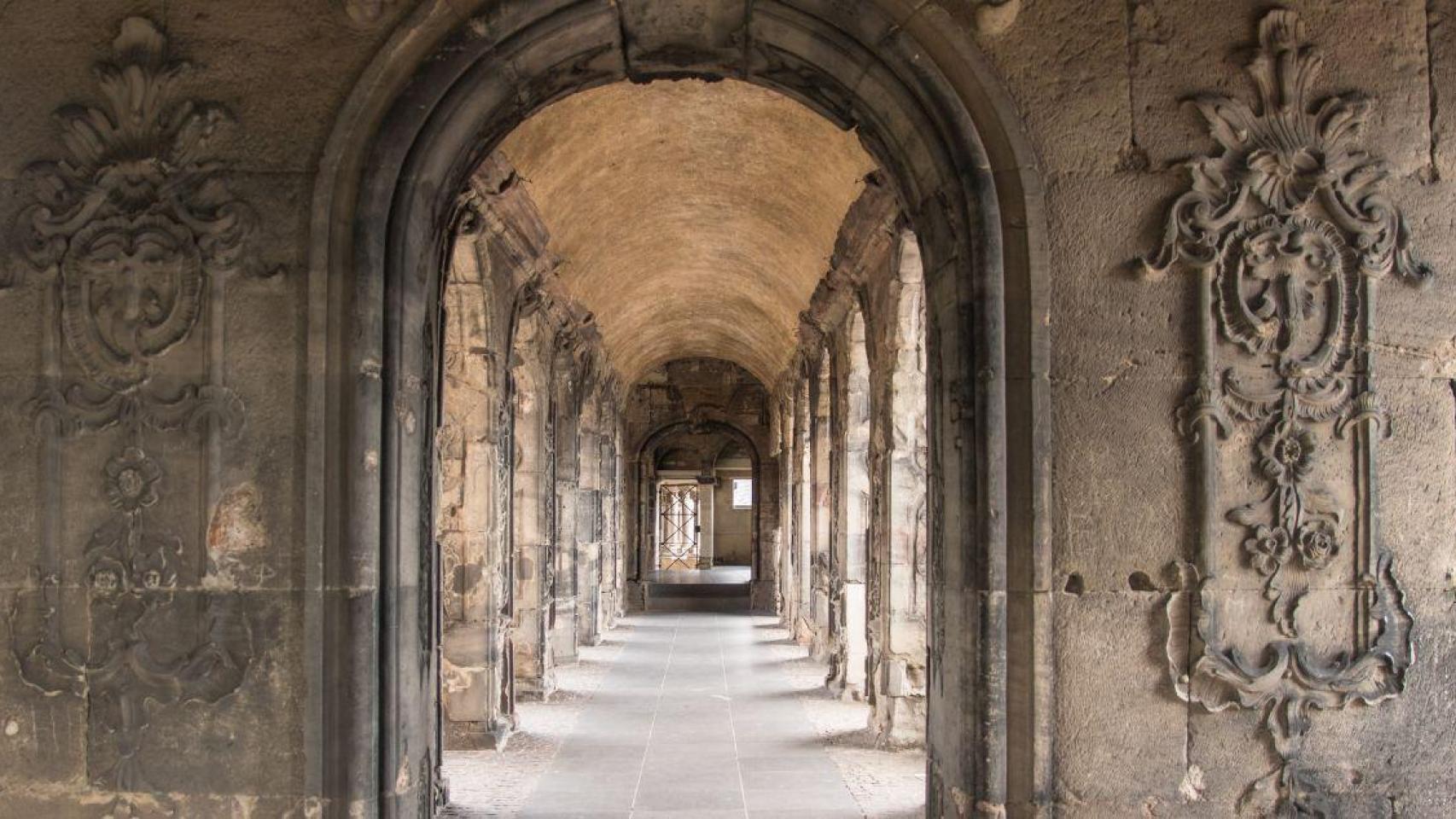 Interior de un castillo