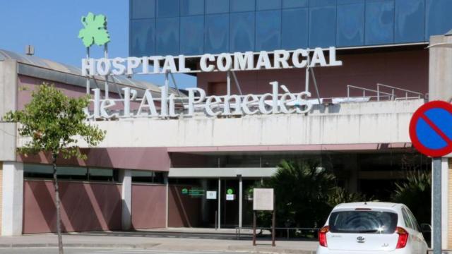 Imagen de la fachada del Hospital de Vilafranca, en la región sanitaria Penedès
