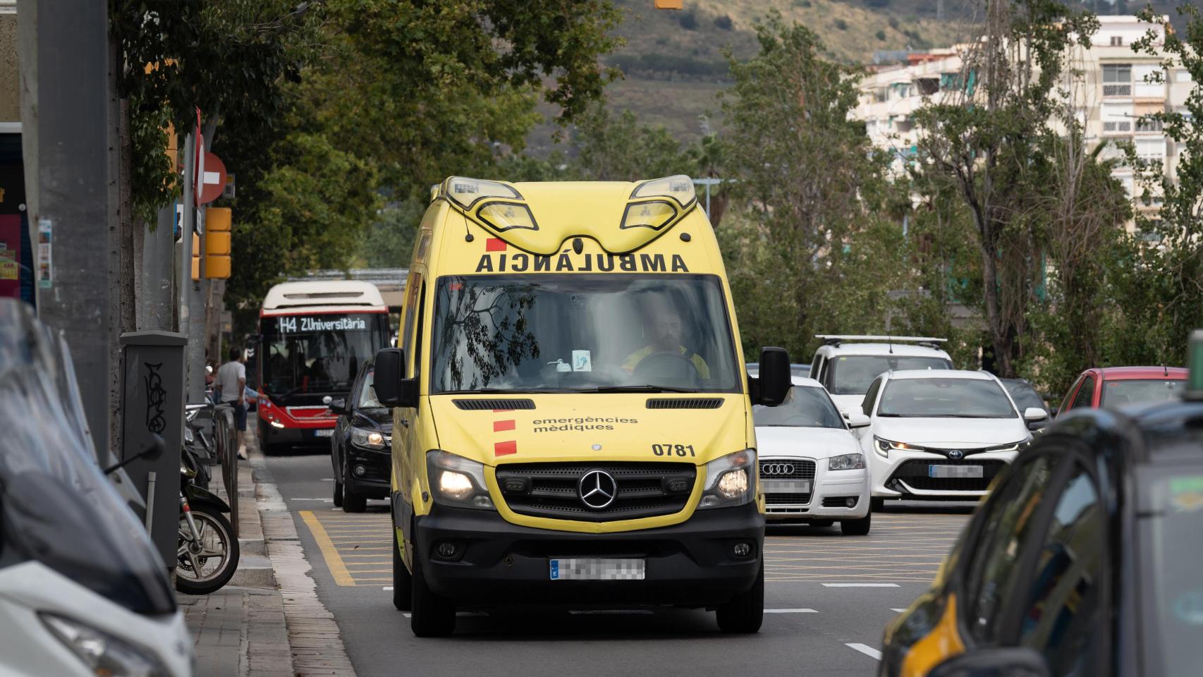 Una ambulancia, en una imagen de archivo