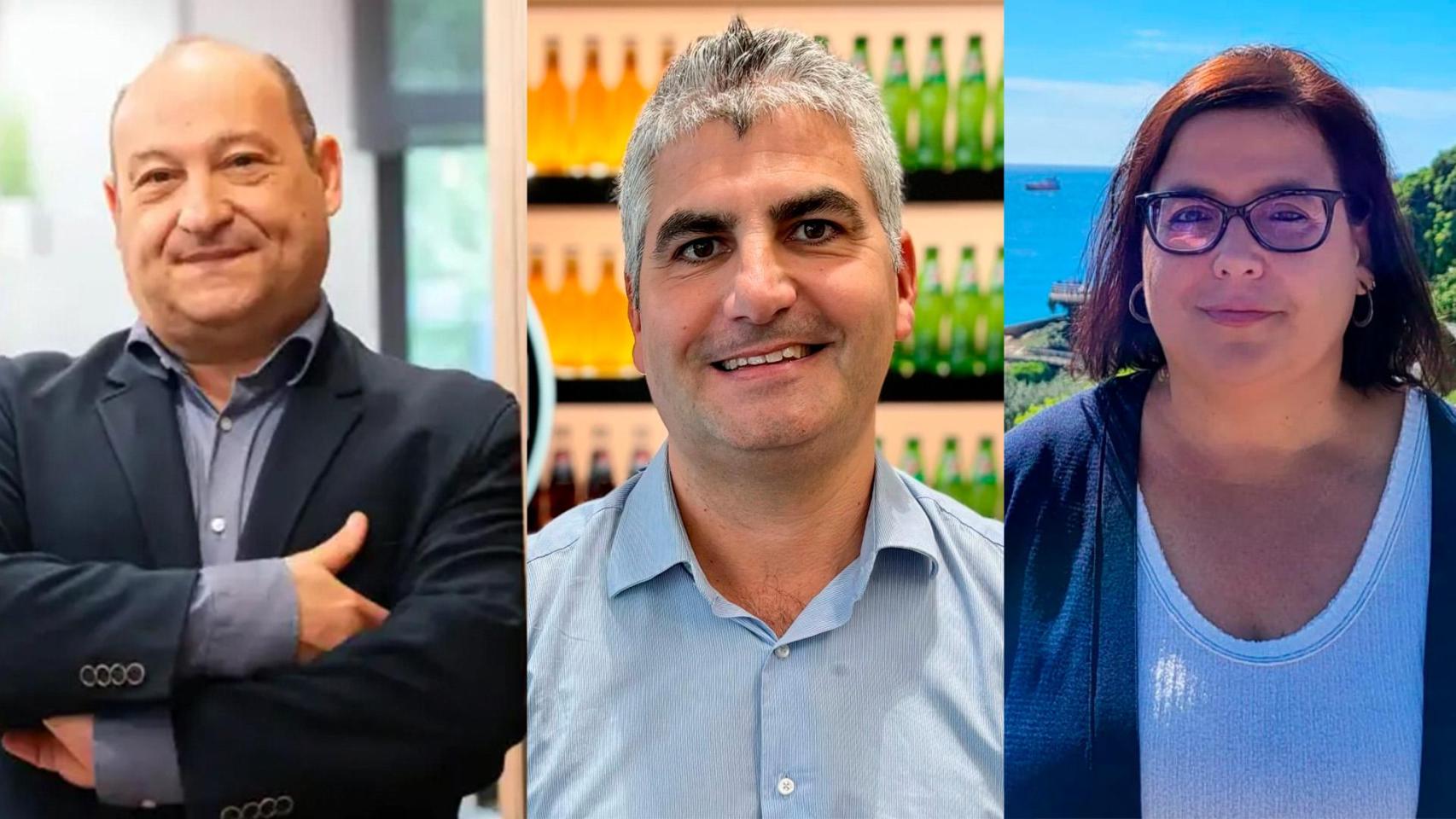 Imagen conjunta de Carles Ruiz (FGC), Fernando Moraga (PepsiCo) y Esther Roca (Ports de la Generalitat)