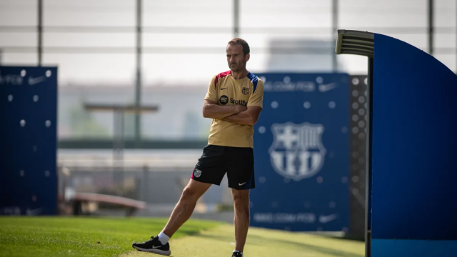 Julio Tous, jefe de la preparación física del Barça de Hansi Flick