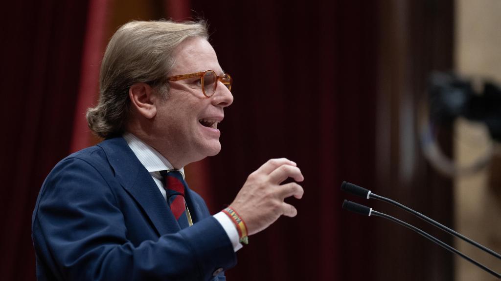 Joan Garriga en el Parlament