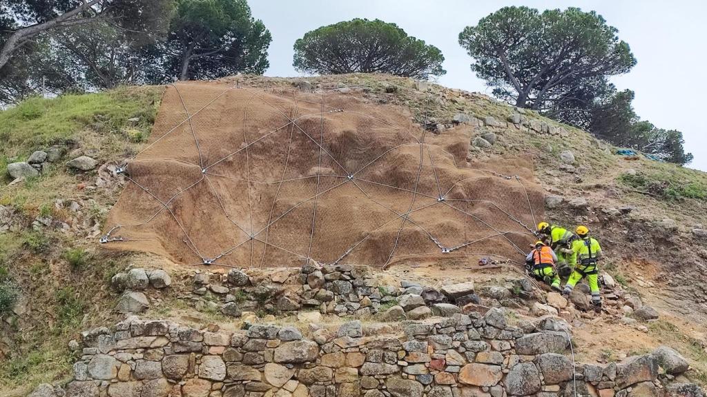 Obras de mejora en el poblado ibérico de Palamós