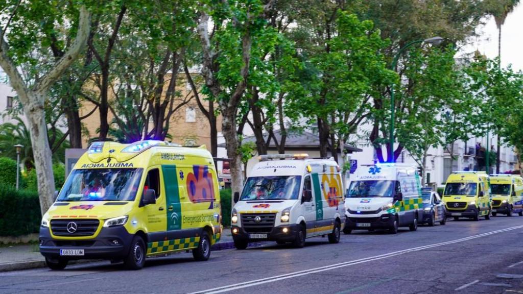 Imagen del servicio de ambulancias en la provincia de Sevilla