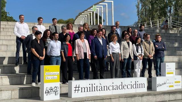 Presentación de la candidatura 'Militància decidim'