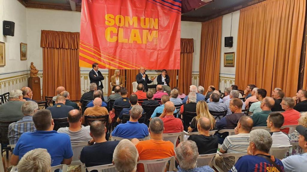 Som un clam, en un acto celebrado en Amposta