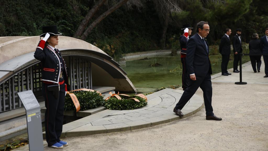 Josep Rull en el acto de conmemoración del asesinato de Lluís Companys