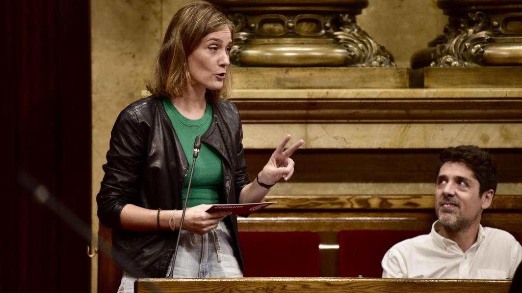 La líder de Comuns Sumar y diputada en el Parlament de Cataluña, Jéssica Albiach