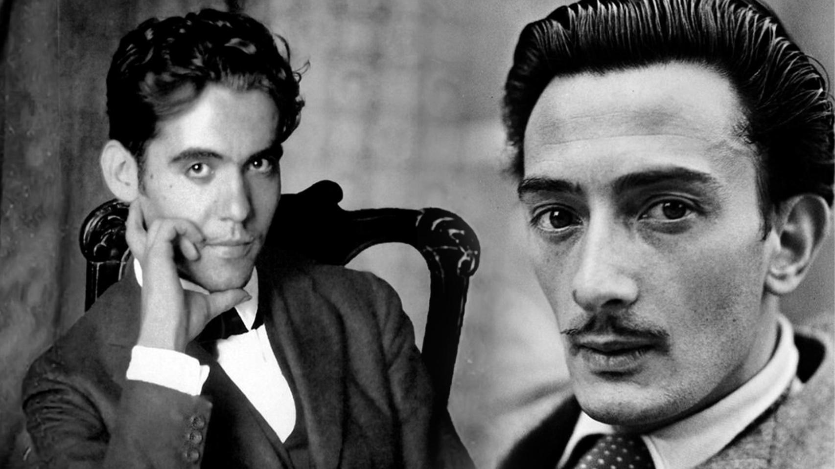 Montaje de Lorca y Dalí