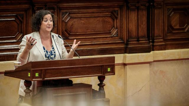 Imagen de archivo de la 'consellera' Alícia Romero en el Parlament