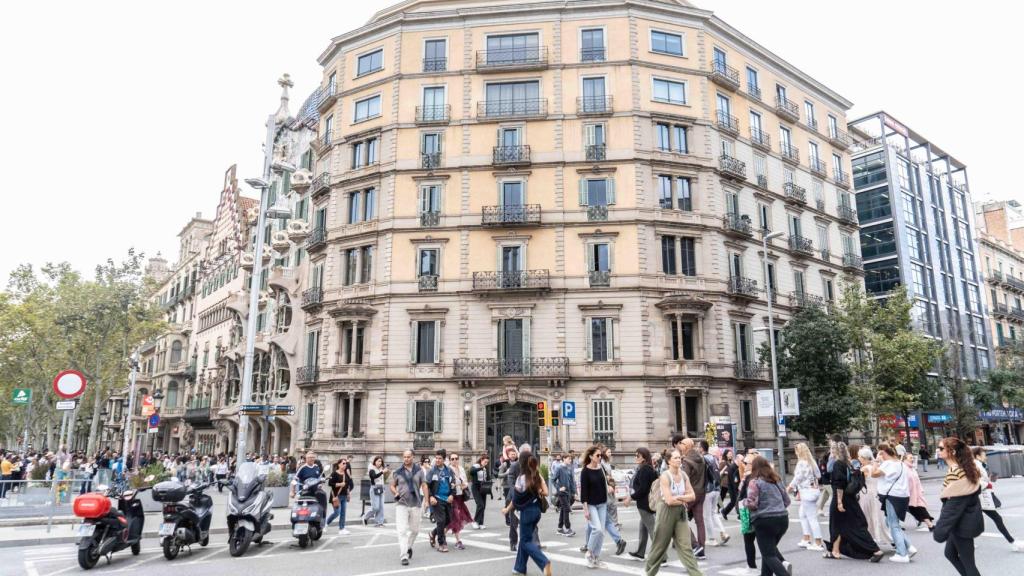 La antigua sede de Barclay's en Barcelona en el 45 de Paseo de Gracia