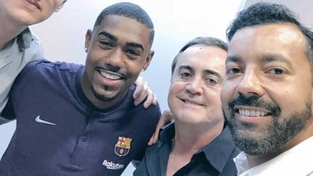 Malcom junto a Júnior Minguella