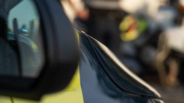Un vehículo de la unidad de tráfico de los Mossos d'Esquadra