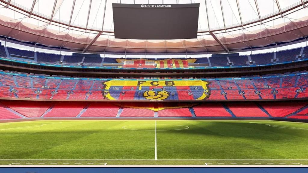 Uno de los renders de las obras del nuevo Camp Nou