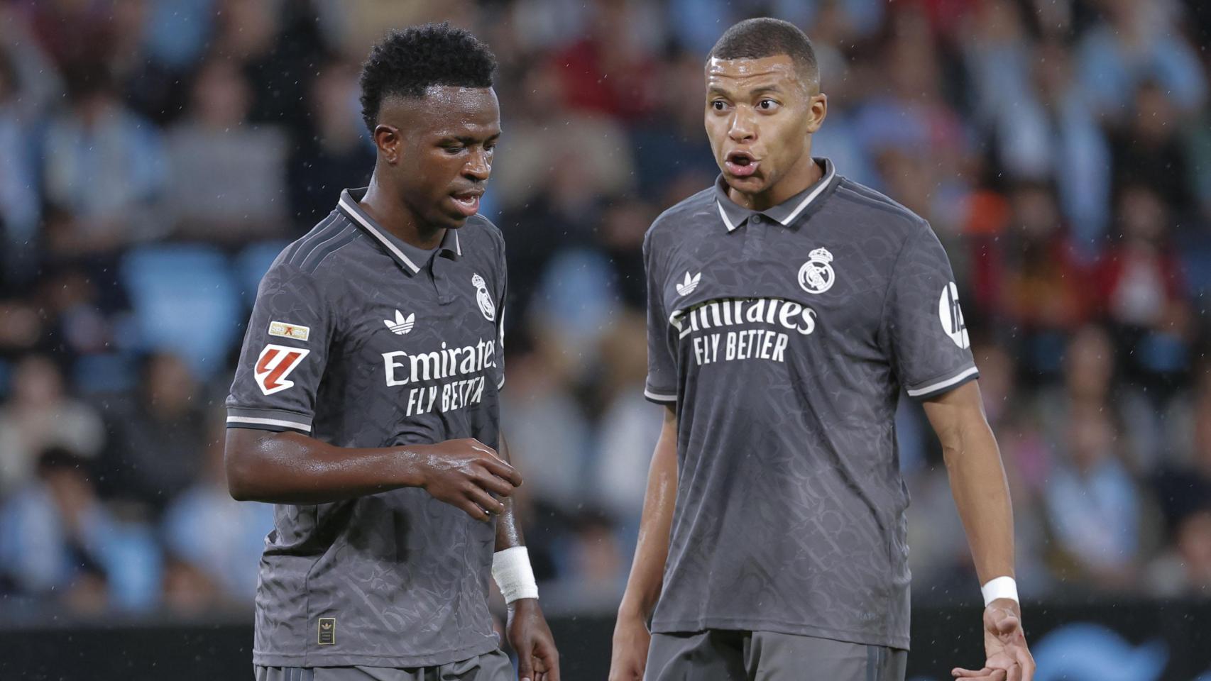 Vinicius y Mbappé en Balaídos